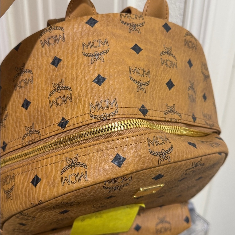 MCM Cognac Visetos Backpack - Picture 10 of 10